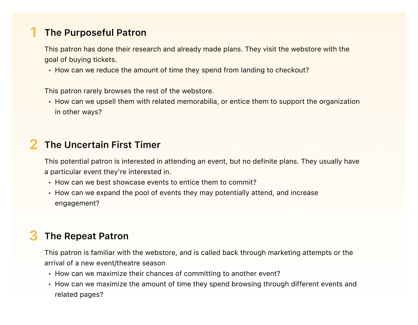 Patron archetypes